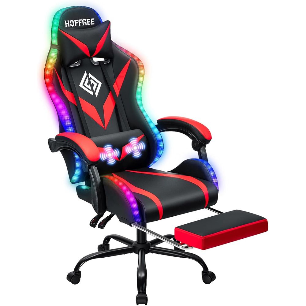 Gaming & Esports District - Ergonomic High-Back Gaming Chair with Massage,