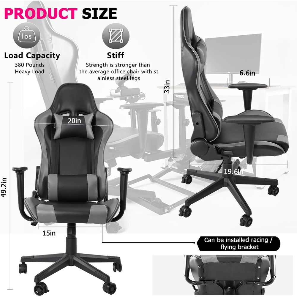 High-Back Reclining Gaming Cha - Gaming & Esports District 评论和价格