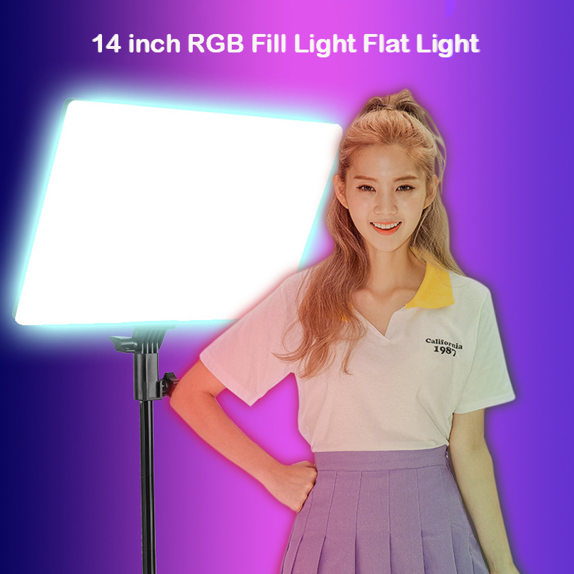 RGB 14'' LED Video Light Remot - Webcam Ring Light 评论和价格