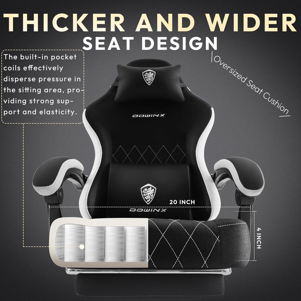 Ergonomic Breathable Fabric Ga - Gaming & Esports District 评论和价格