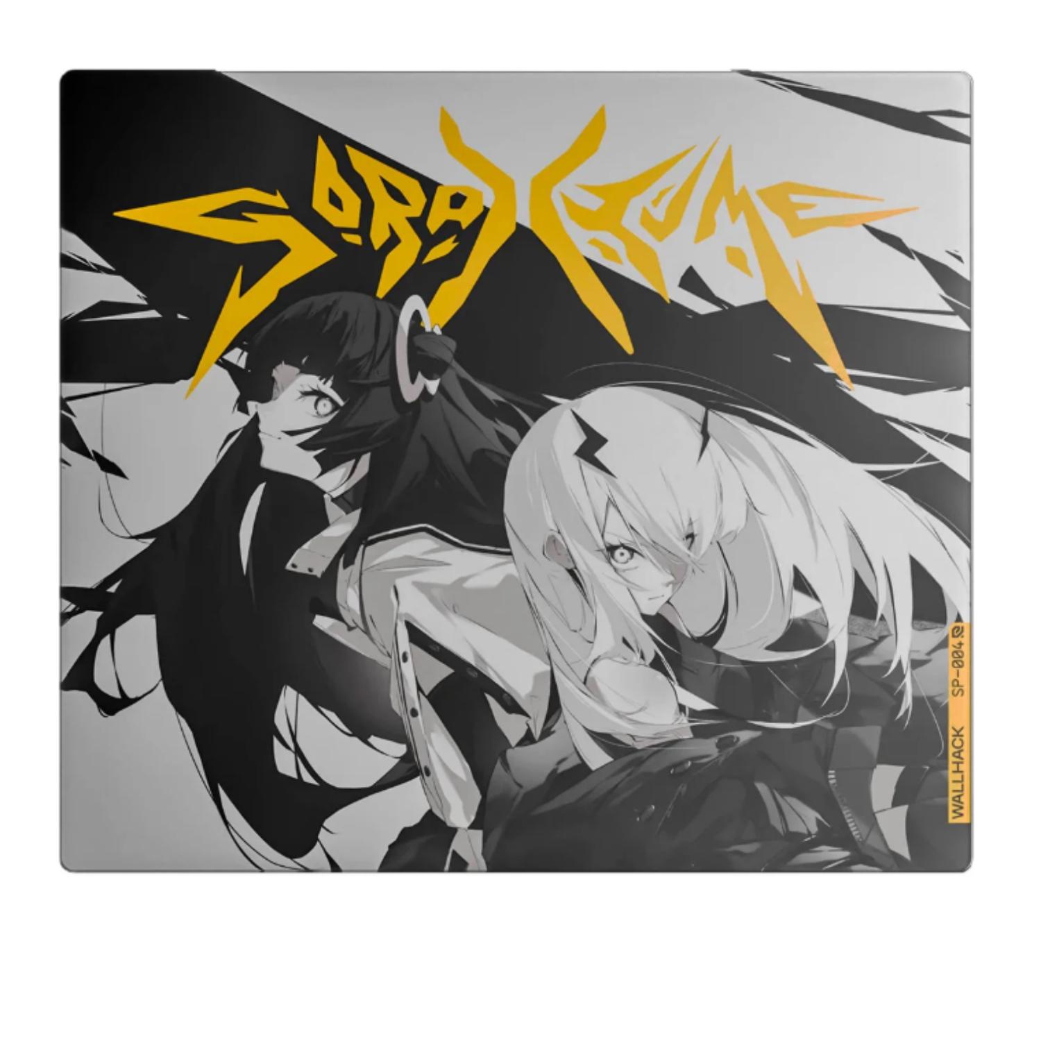 Black White Girl Glass Mousepa - Esports Gaming Table 评论和价格