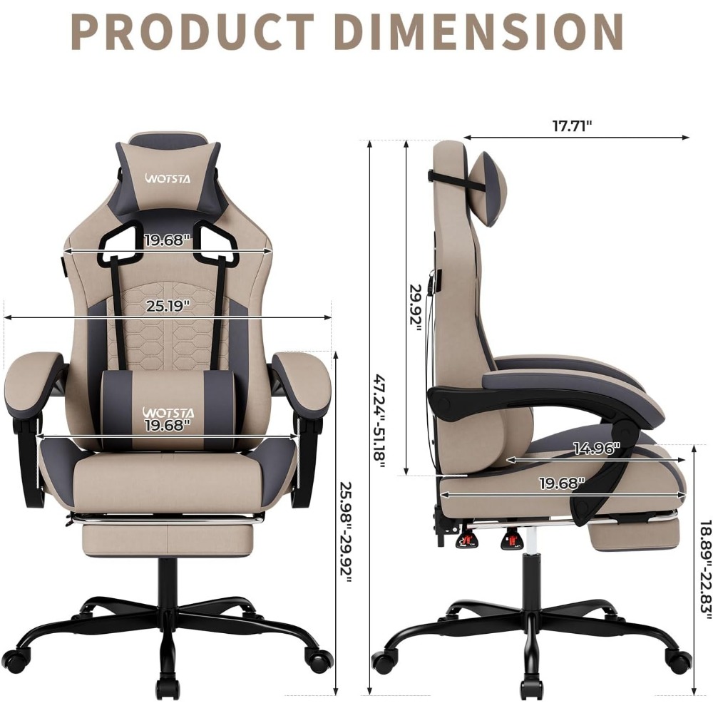 Ergonomic Gaming Chair with Ma - Gaming & Esports District 评论和价格