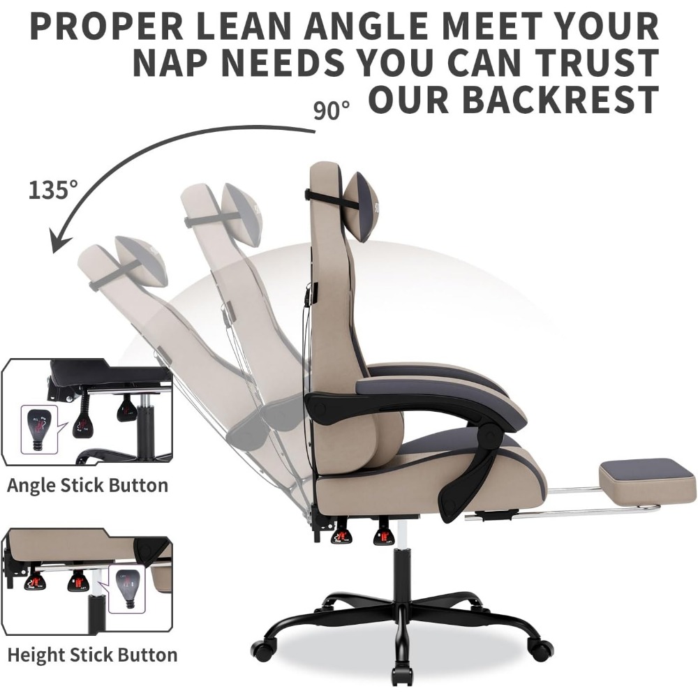 Ergonomic Gaming Chair with Ma - Gaming & Esports District 评论和价格