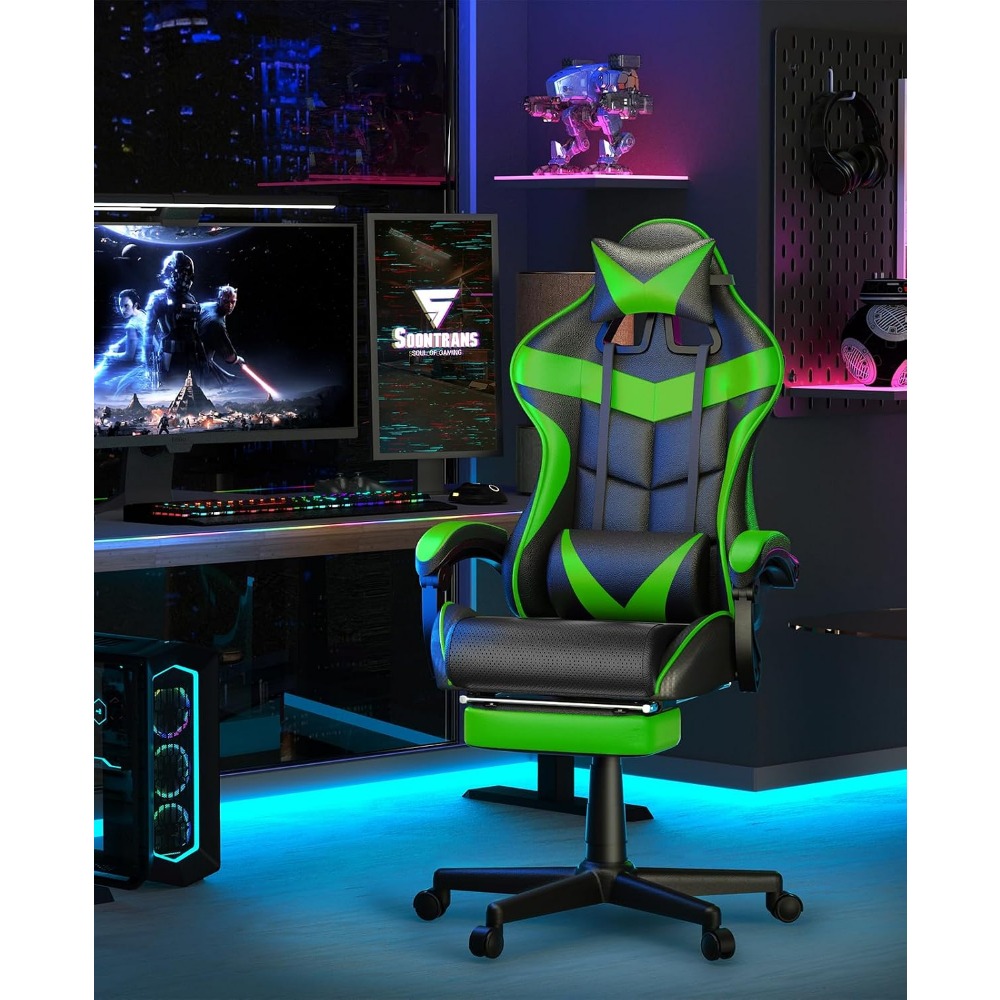 Ergonomic Gaming Chair with Fo - Gaming & Esports District 评论和价格