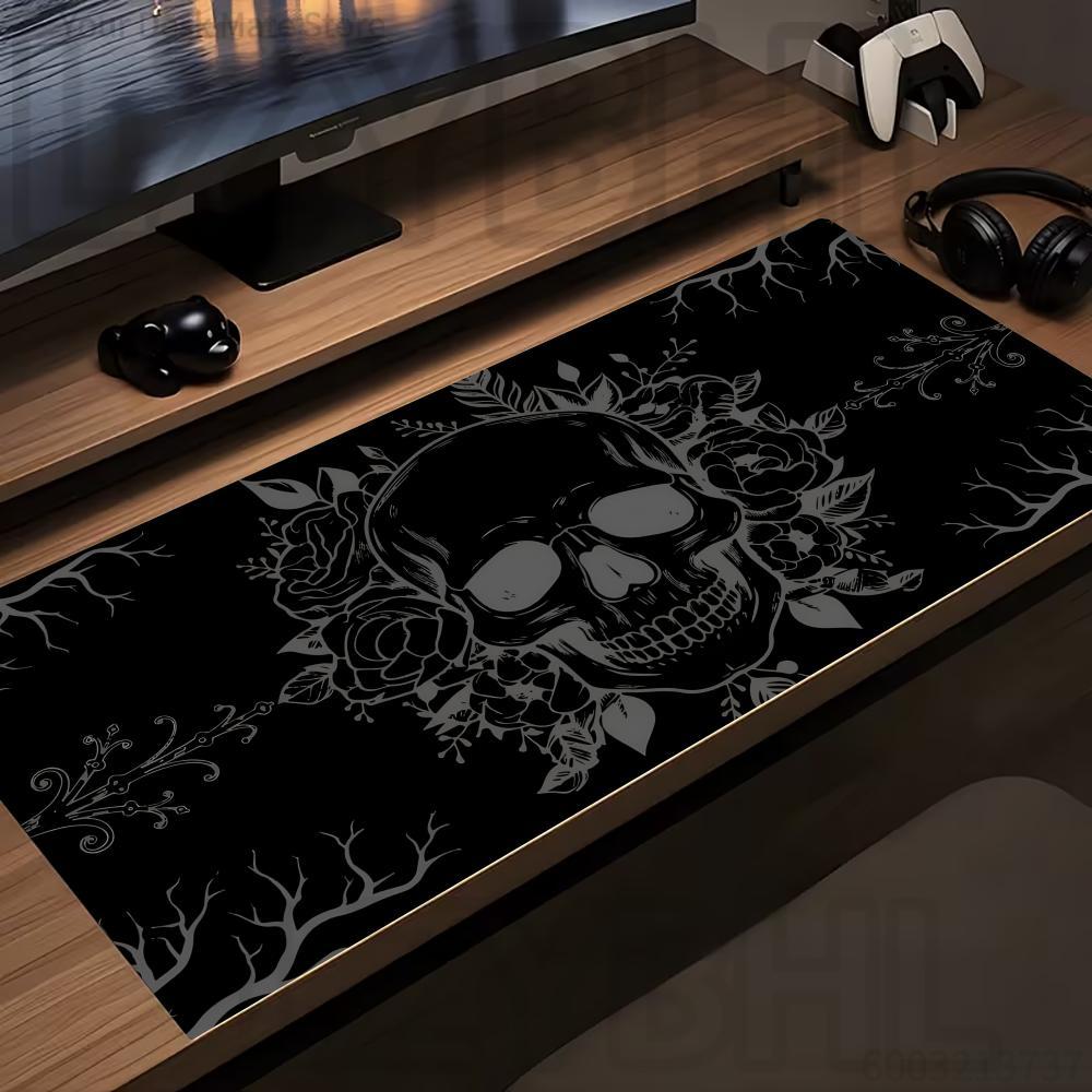 Cool Black Skull Mouse Pad XXL - Esports Gaming Table 评论和价格