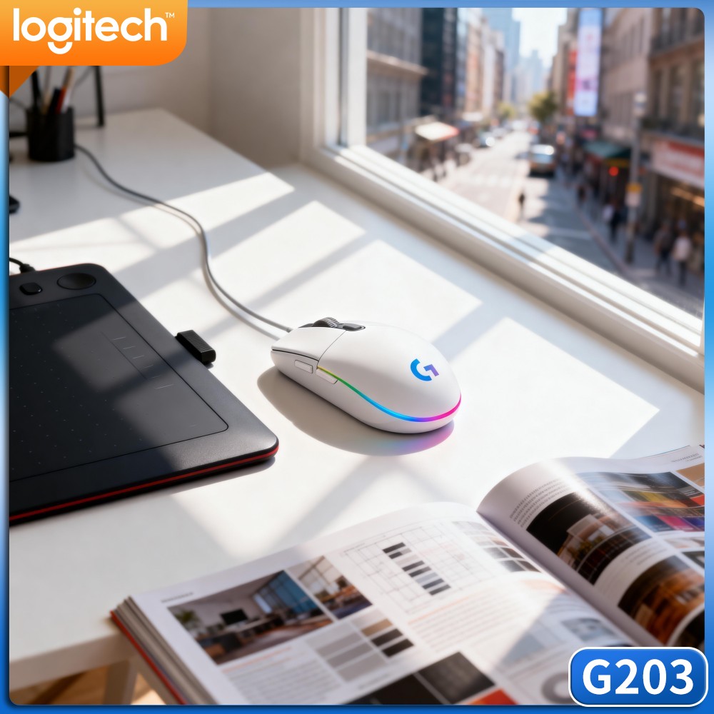 Logitech G203 Wired Gaming Mou - Logitech Mouse G203 评论和价格