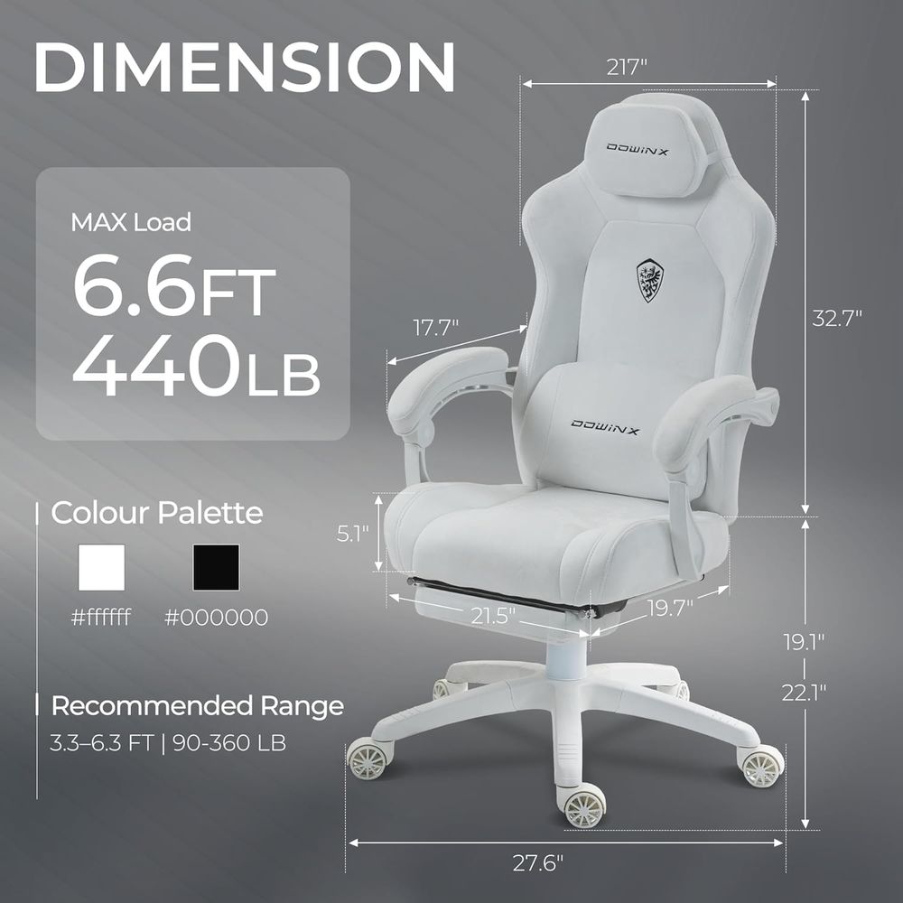 Ergonomic High-Back Suede Gami - Gaming & Esports District 评论和价格