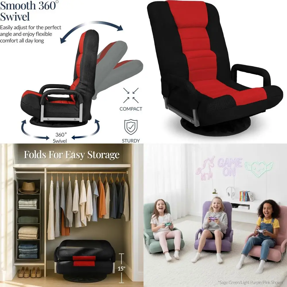 360° Ergonomic Swivel Chair wi - Gaming & Esports District 评论和价格